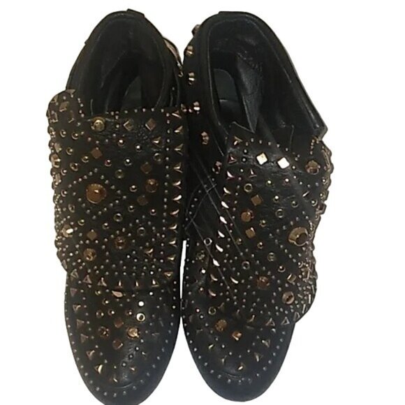 Ivy Kirzhner Adobee Black Studded Booties - Picture 3 of 8